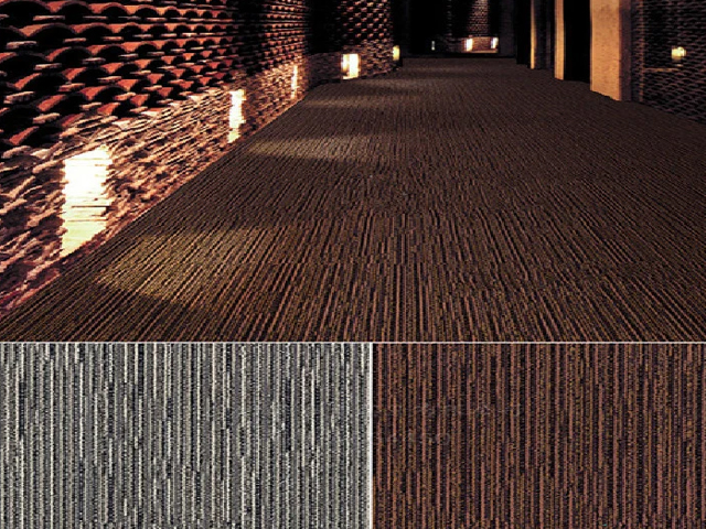 50 * 50 cm Nylon kommerzielle Wohnzimmer Bodenmatte feuerfeste quadratische PVC-Teppichfliesen