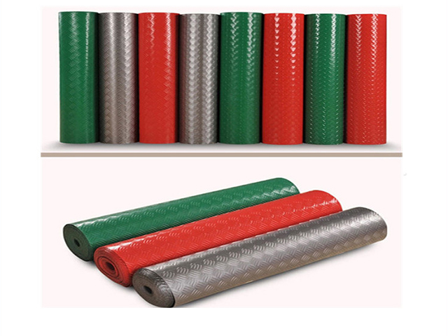 Meistverkaufte billige wasserdichte Anti-Rutsch-PVC-Bodenbeläge / Innen- und Außen-PVC-Kunststoff-Garagenböden